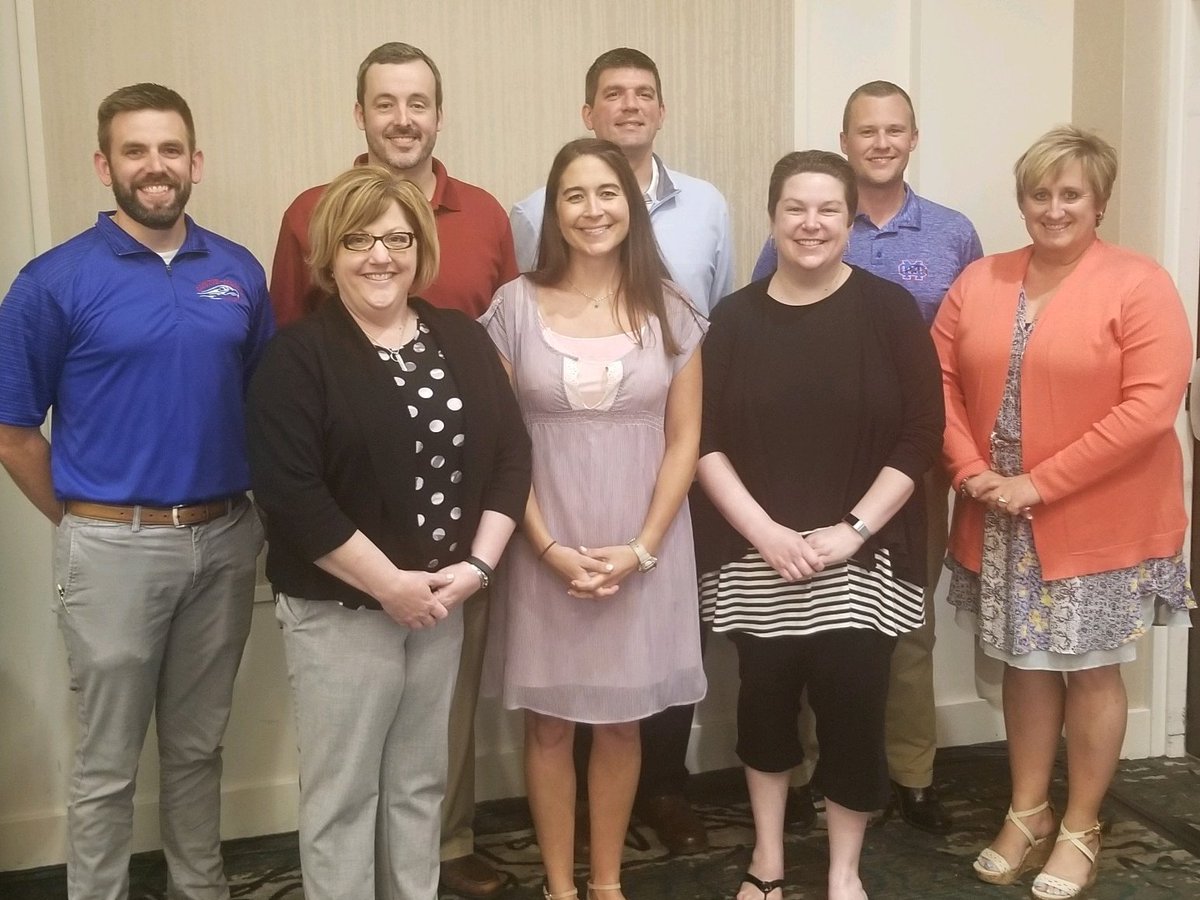 davidmossedu's tweet photo. CM team loved our time with @gcouros and @katiemartinedu at #MWLS19 Made new connections, asked "What If?" and broke in our rookie middle school team!! #GoFalcons https://t.co/GL4nI8M9Zi