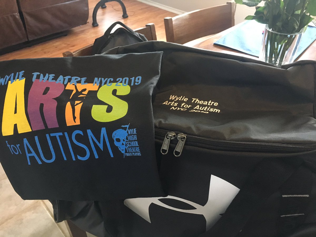 MicheleHelmink's tweet photo. Very excited for this trip for Sarah and her Wylie HS theatre friends 🧩 💙!! She leaves June 21st!! #ArtsforAutism #NYC #WylieISDFineArts https://t.co/BpSOMSFzBD