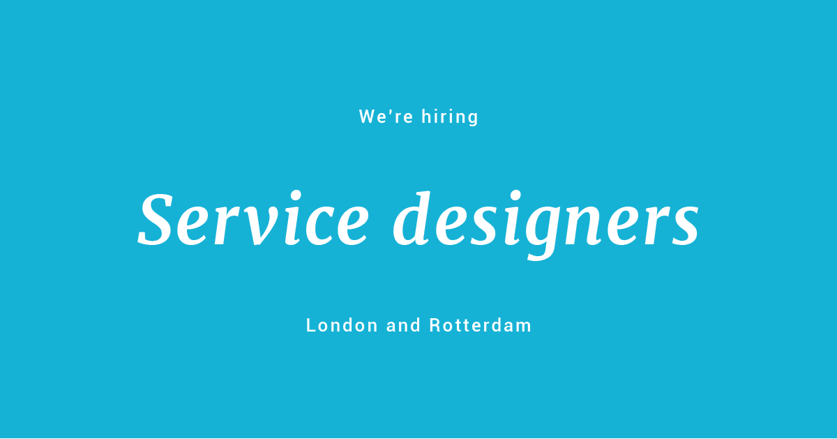 We're hiring. So you (yes you!) can become part of this team. And use your talent, drive, and dreams to contribute to our mission. We'd love to meet you. liveworkstudio.com/careers/

#job #vacancy <a href="/SDNetwork/">Service Design Network</a> #servicedesignjob #jobopportunity