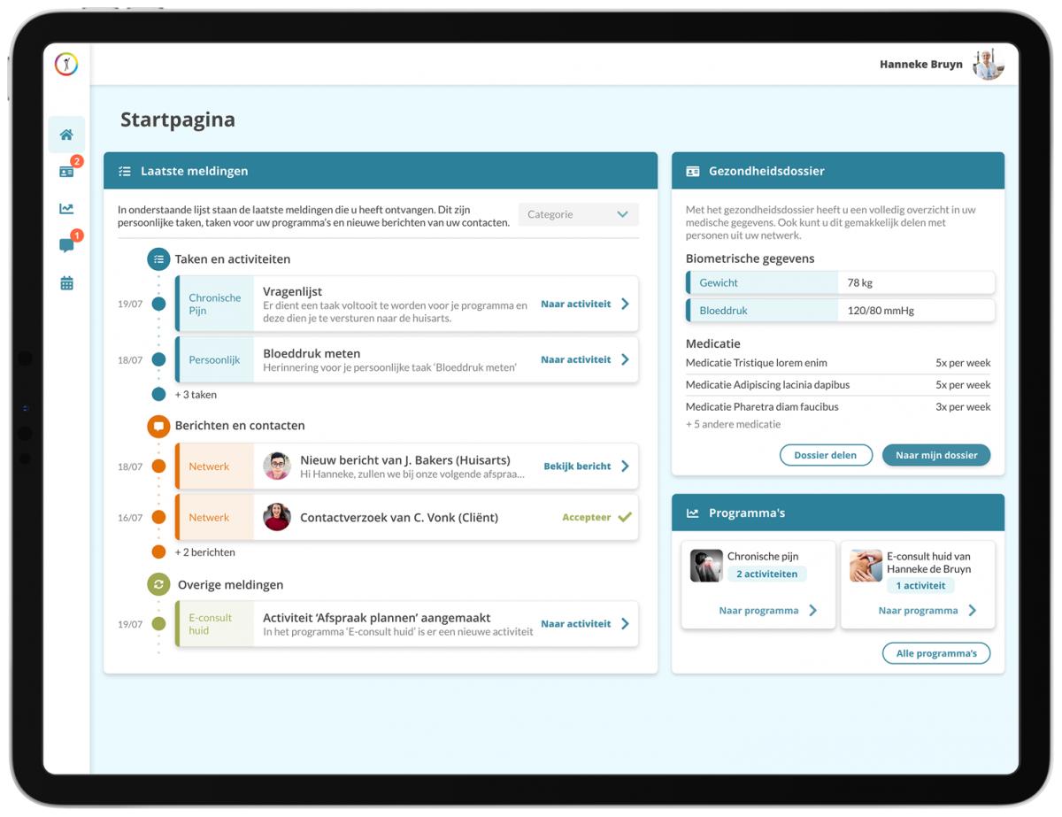 Online veilig met je zorgnetwerk communiceren via jouw #PGO ️ ivido.nl/aanbod/