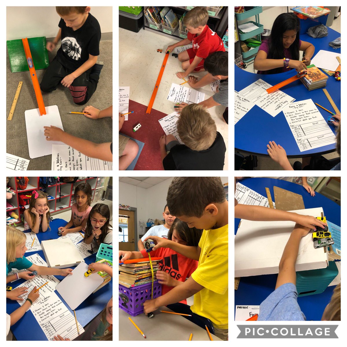 kshelor_3rd's tweet photo. Ss are enjoying experimenting with toy cars in our #ForceandMotion unit! #afterEOGs #thirdgrade #sciencefun @KristaCHolland1 @Staceyleebrown2 @KarenB_love99 https://t.co/kwIvQP67lH