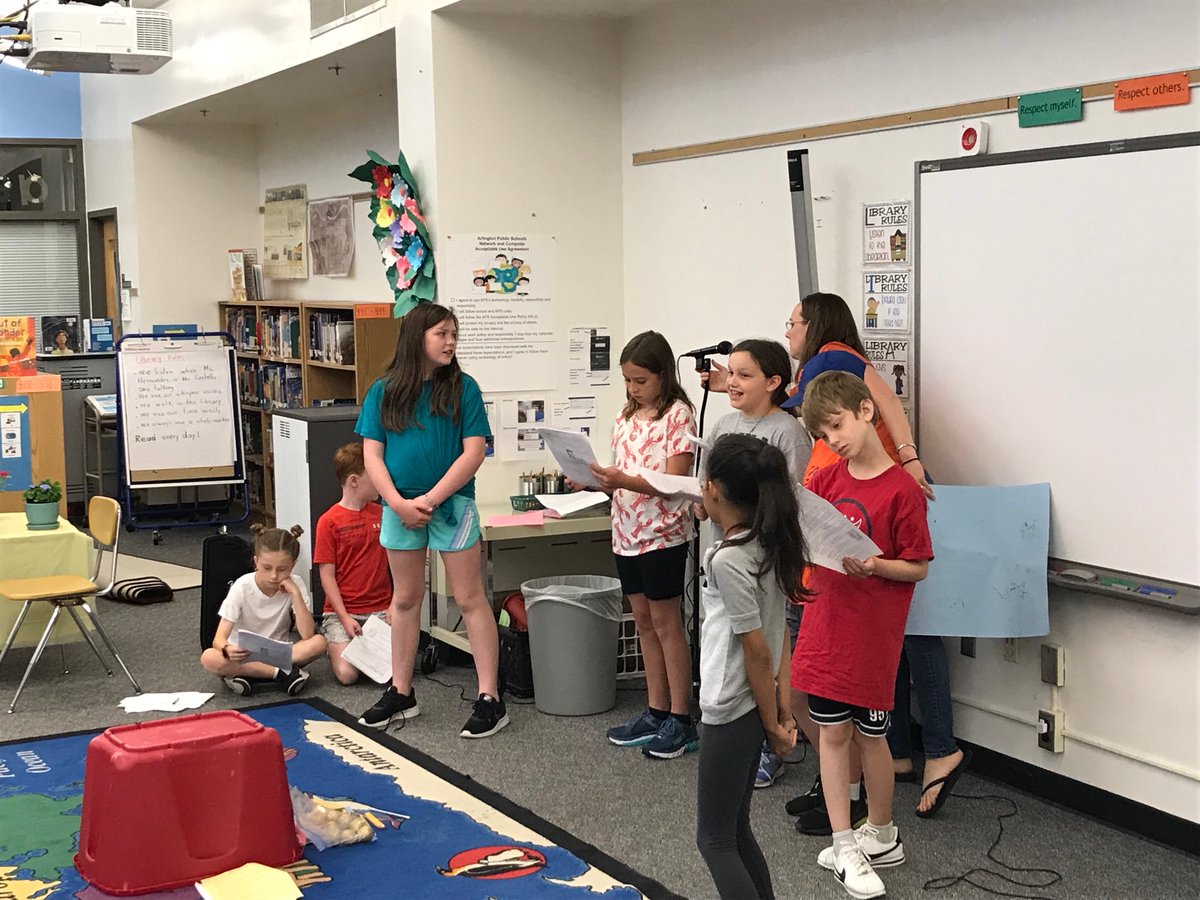 Redding_APS's tweet image. Fourth graders share a skit they wrote for our volunteers! #kwbpride #apsgetinvolved