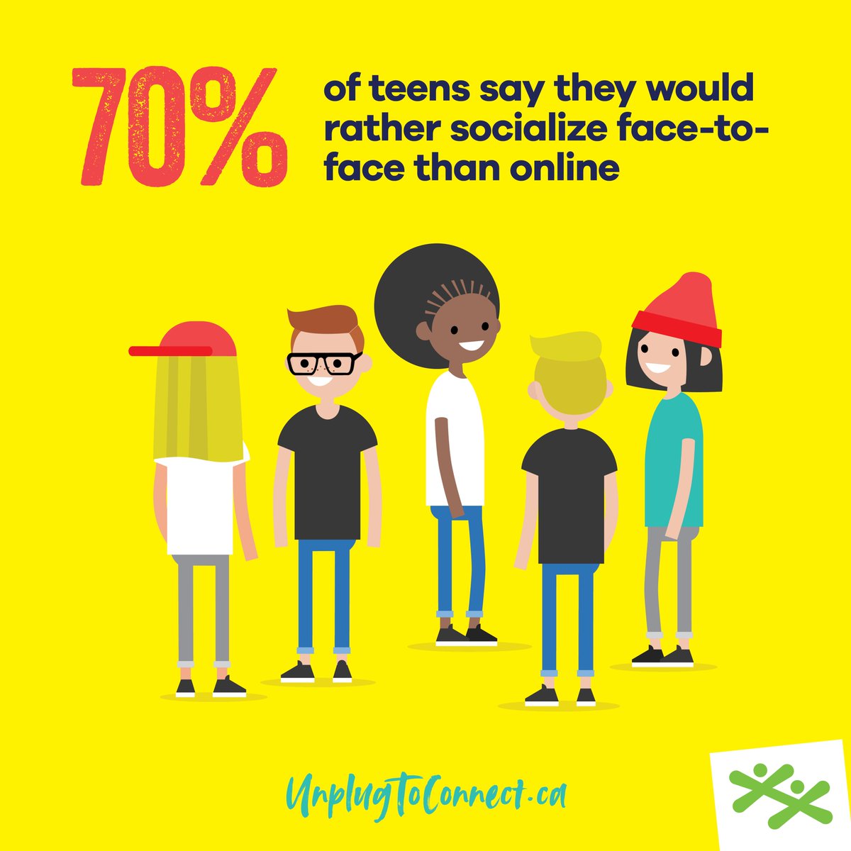 BGCharlottetown's tweet image. This might be surprising but teens want more face-to-face time! #unplugtoconnect unplugtoconnect.ca