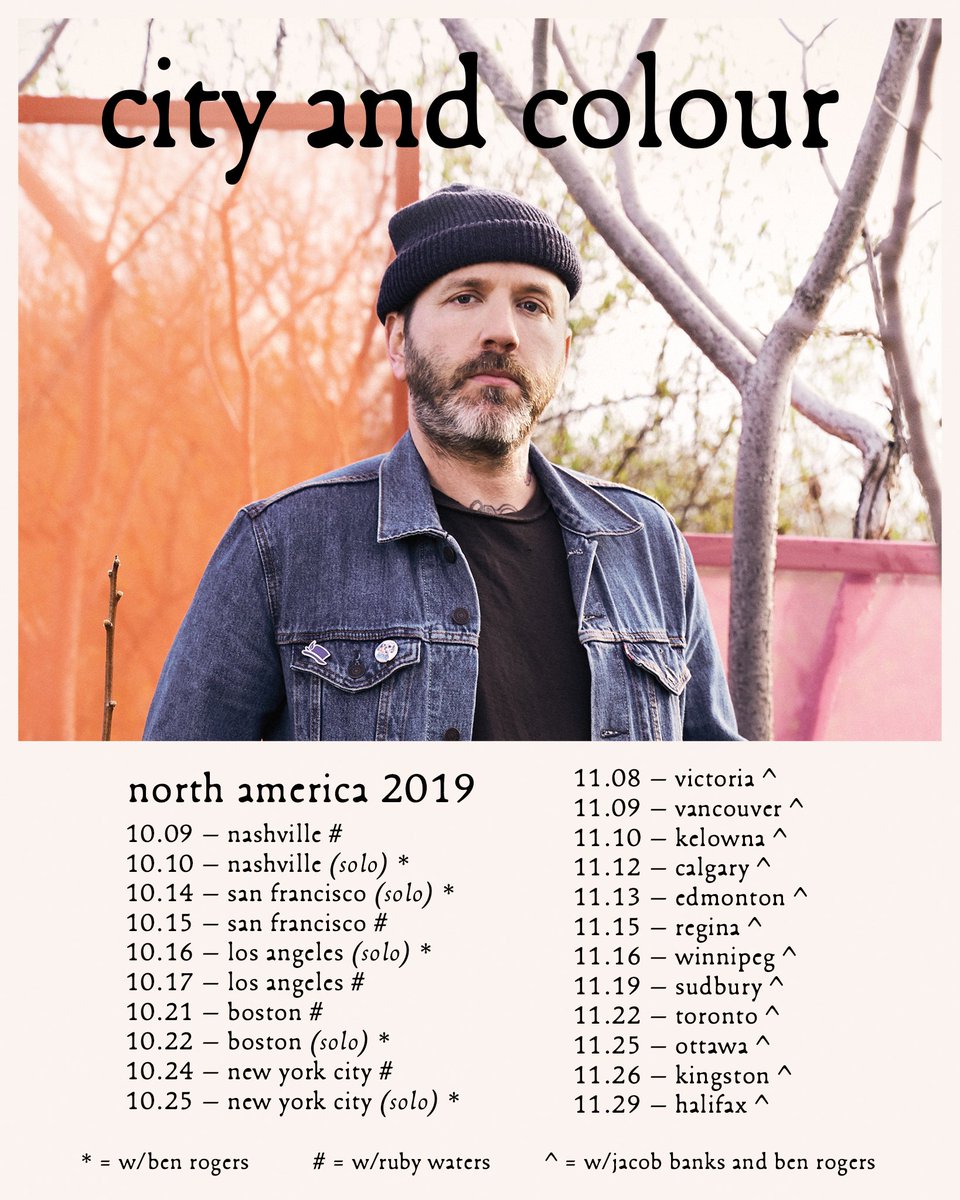 City and Colour tweet media