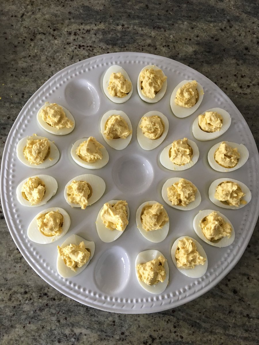 mr_swarr's tweet photo. When you’re going away on vacation and you don’t want to leave any eggs behind what do you do?

Of course you make deviled eggs.
#IAteOne https://t.co/apHfmJUHl3
