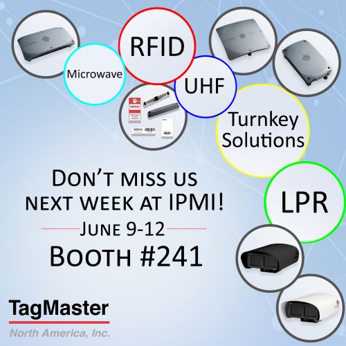 TagMasterNA's tweet photo. @TagMasterNA looks forward to seeing you at #IPMI2019 stop by booth#241 to learn more about our intelligent identification and mobility solutions next week! #LPR #RFID #Intelligentidentification #handsfreeaccesscontrol #TMNA https://t.co/SKO1CrFT6V