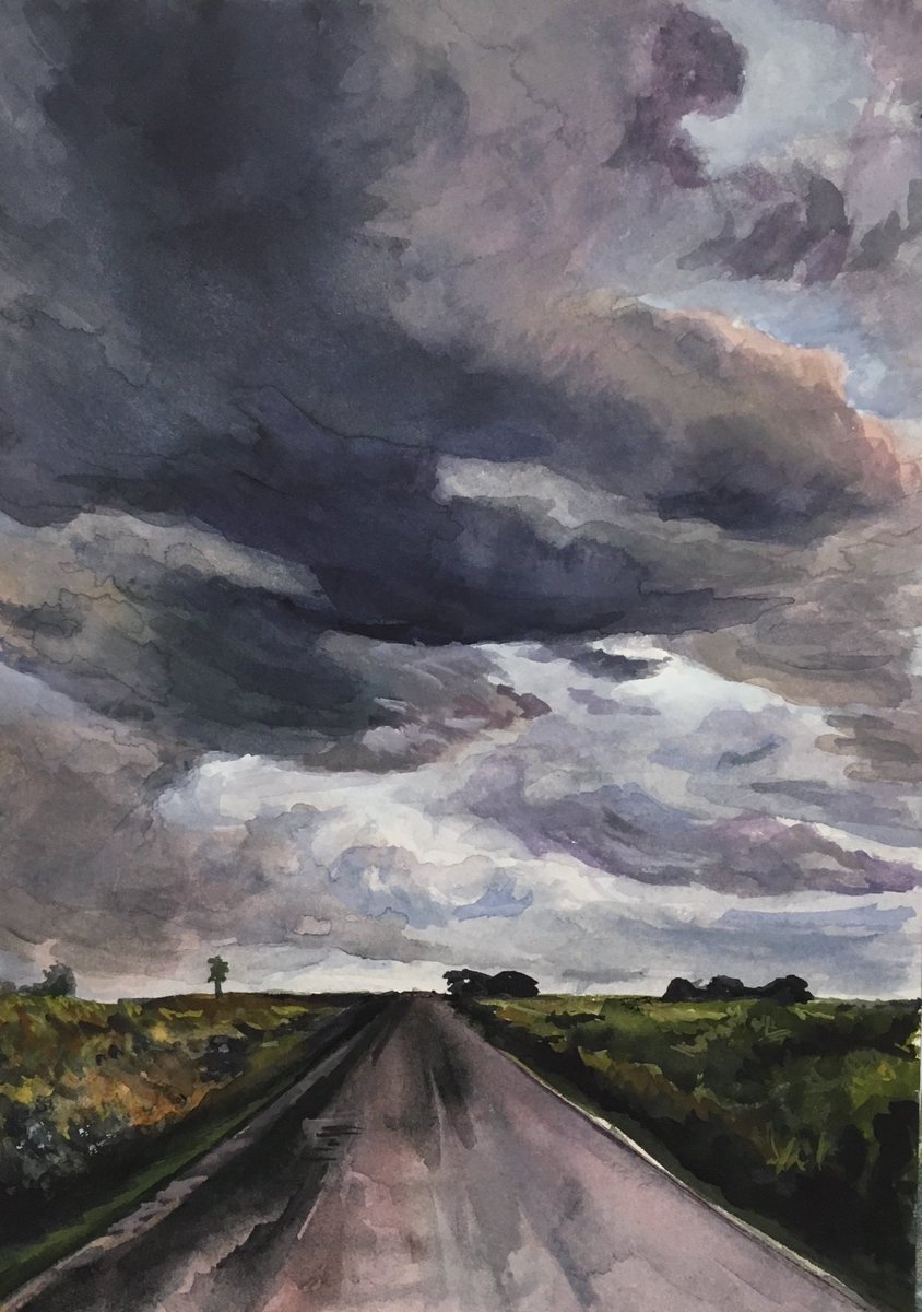 THanicak's tweet photo. I believe that every person has an innate need to create. Some of us need it more than others. How do you cultivate and honor this need? #painting #currentwork #watercolor #create https://t.co/udYpkiRogH