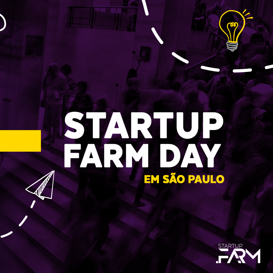 Um dia acelerado. Com muito conteúdo. Pra viver um pouco do nosso mundo e desenvolver sua ideia!

Participe do workshop intensivo e aprenda a criar um plano ágil de negócio. Dia 19/06, das 9h às 18h, no Google for Startups.

Inscreva-se: bit.ly/farmday-sp
