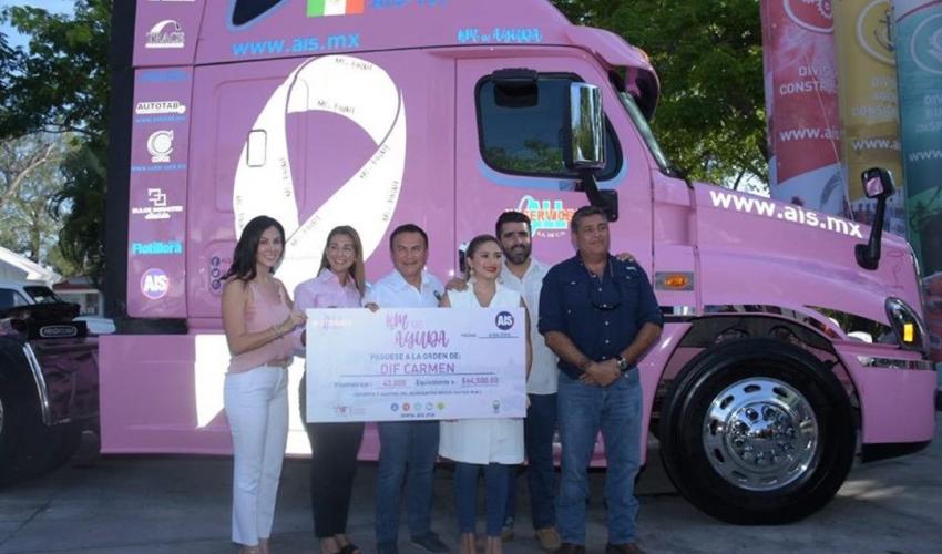 GrupoT21's tweet photo. 🚛 #Terrrestre: All In Services recorre kilómetros contra el cáncer de mama https://t.co/xJMOuyuI7g
Por @DidierRT #GrupoT21 #20Años #AniversarioT21 #MidstreamForum2019 #MF19 #AllInService #AutotransporteDeCarga https://t.co/XZipFnV0qA