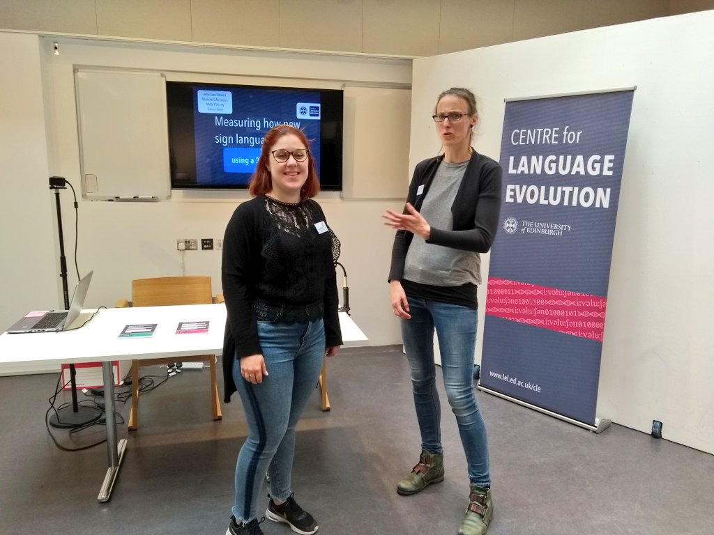 BilingMatters's tweet photo. Setting up for our Annual Event, great exhibitions and posters! Talks starting at 3.30pm at the Edinburgh Centre for Carbon Innovation #bmae19 #bilingualism https://t.co/swBmXJlrz7