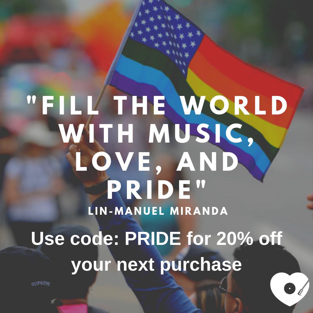 FriGay13's tweet photo. We're partnering with @firstdancevinyl  this #PrideMonth to raise money for Howard Brown Health Center in Chicago! In honor of #PRIDE month, get 20% off with promo code PRIDE. Every time this code is used, they make a donation to Howard Brown!

https://t.co/PRLx9sUK3n https://t.co/LpbkCgbcd8