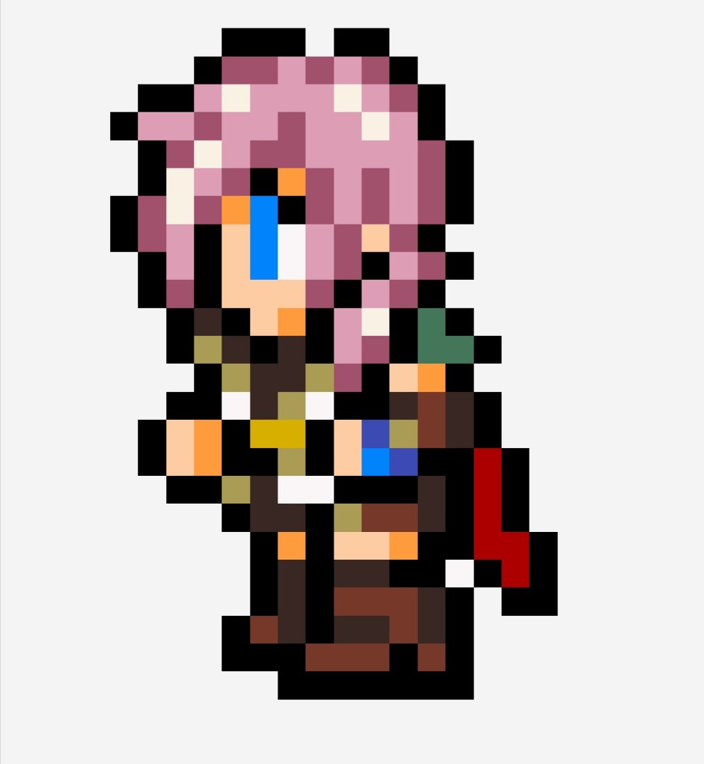 FFⅩⅢのライトニング⚡さんを制作したぞー！ やっぱ斬鉄剣は良いよな