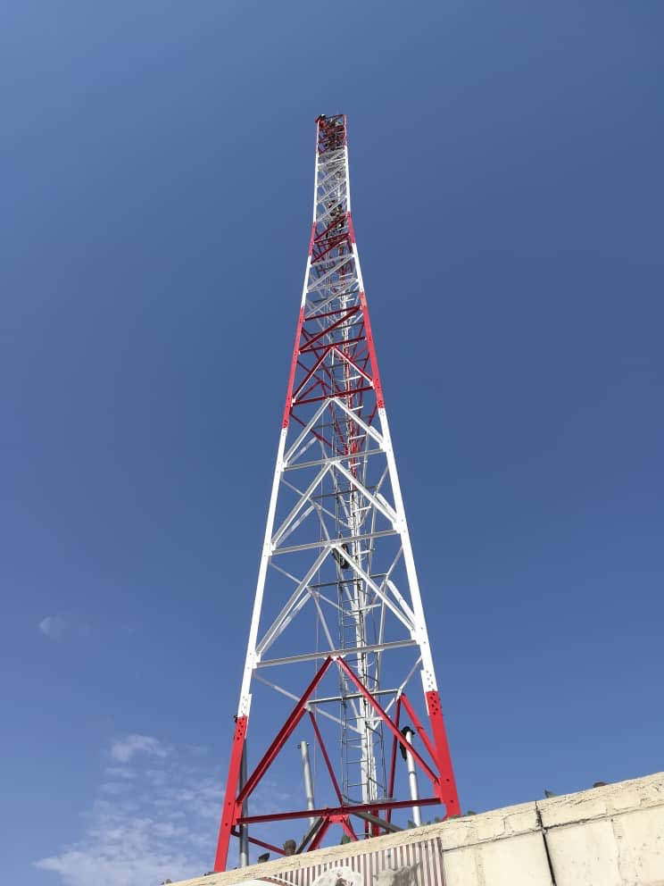 OctagonNam's tweet photo. Recent handover of a Lattice Tower to PowerCom (PTY) LTD #DeliverWeShallDeliver https://t.co/pHAETZ8TDI