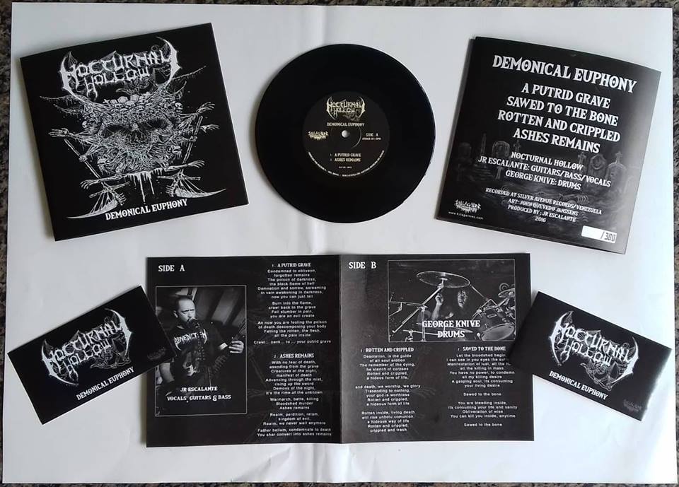KillAgainRecs's tweet photo. NOCTURNAL HOLLOW - Demonical Euphony 7” EP Disponível!!! / OUT NOW !!!
https://t.co/u87CHvDmYy https://t.co/HDCsxuUDC2