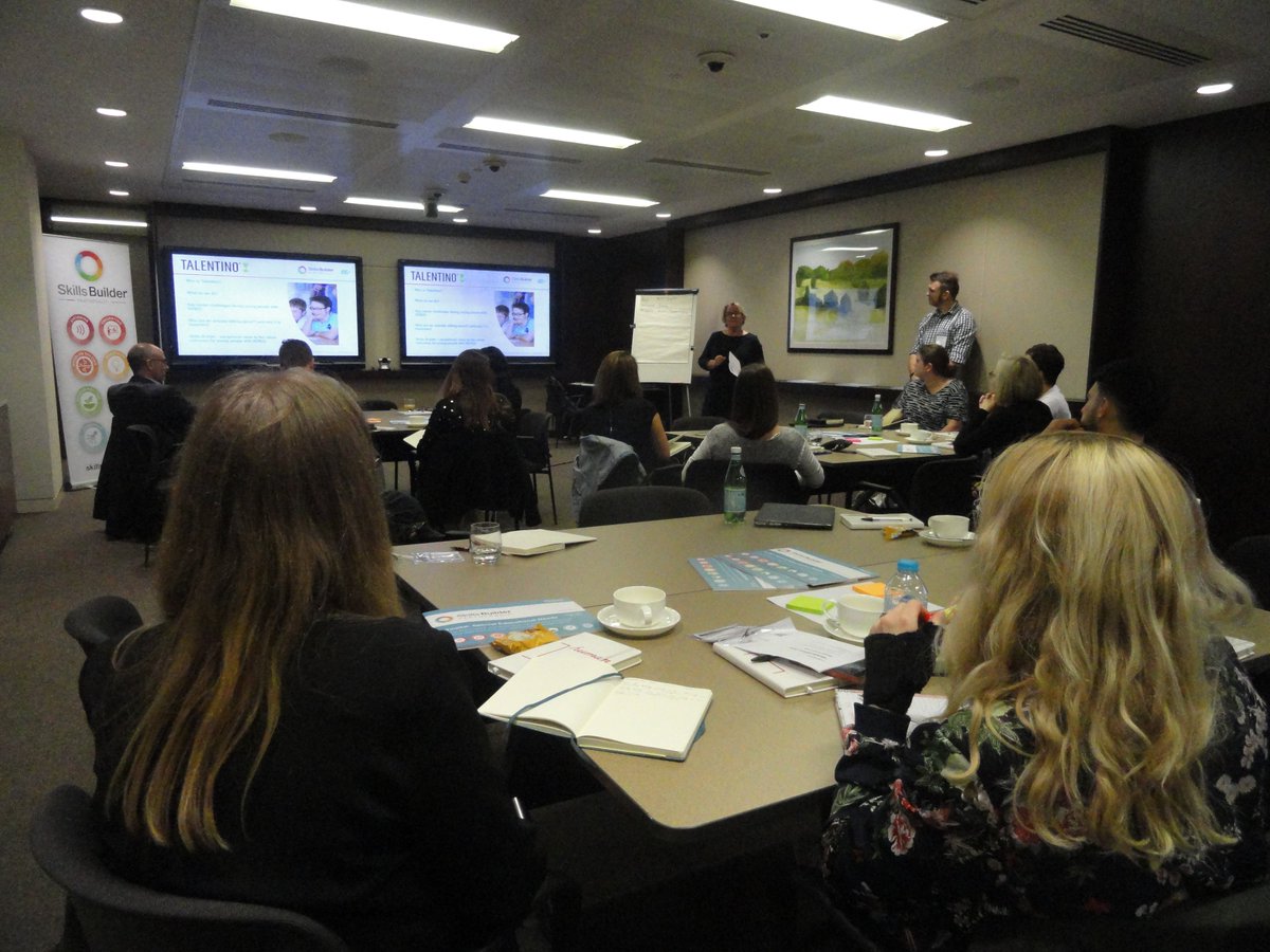 TomV_SENDSkills's tweet photo. Fantastic ideas and enthusiasm in the room for today's #SkillsBuilder #SEN Forum!  So much good practice discussed to provide effective #skills provision for ALL young people.

Thank you to @TalentinoCareer and @EdPlace_SEND for sharing how they are using the framework, too. https://t.co/RRexxfPAX8