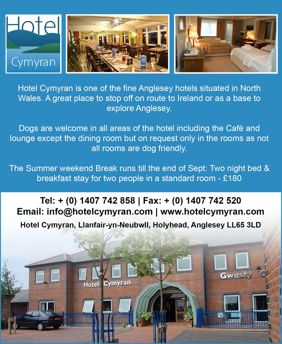 northwesttimes's tweet photo. This is a great time to book your Summer weekend break @HotelCymyran with rooms from £180 for 2 nights! #holidays #shortbreaks https://t.co/CXE2VWUTem