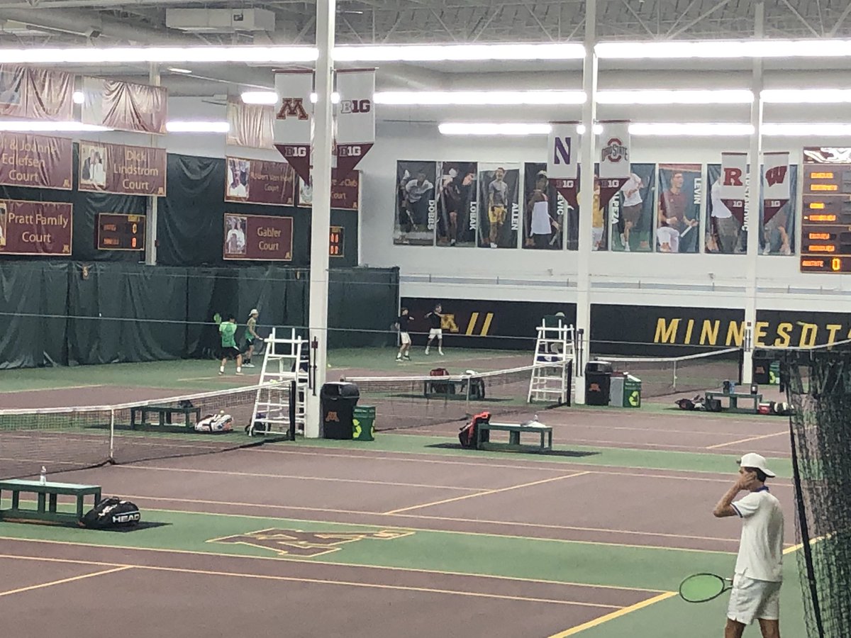 Taking in a little <a href="/MSHSL/">Minnesota State High School League</a> tennis!    Individual state finals today and excited to meet some coaches and players from our partner state