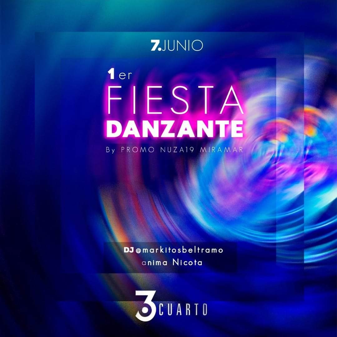 3_cuarto's tweet photo. ⚡Hoy Viernes!⚡ #fiestadanzante en #3cuartopub 🔥Vení con tu #promo #lookeada y todos pueden #ganar los #premios especiales que tenemos preparados🔥
.
#Viernesde3cuarto #fiestadanzante #fiestadepromos #promonuza19miramar #miramar #promo19 #barilo2019 #barilo2020 https://t.co/qwhl8hWhbH
