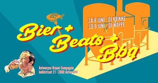 Bier, Beats &amp; BBQ: de perfecte combo! 
Dit weekend  in de biertuin van de Antwerpse Brouw Compagnie: lekkere BBQ ,bier en muziek ! Reserveren is niet nodig. Schuif gewoon aan..
Wanneer? zaterdag 8 juni en zondag 9 juni  vanaf 12u
zat. #bier #antwerpen #langweekend #fietstochtje