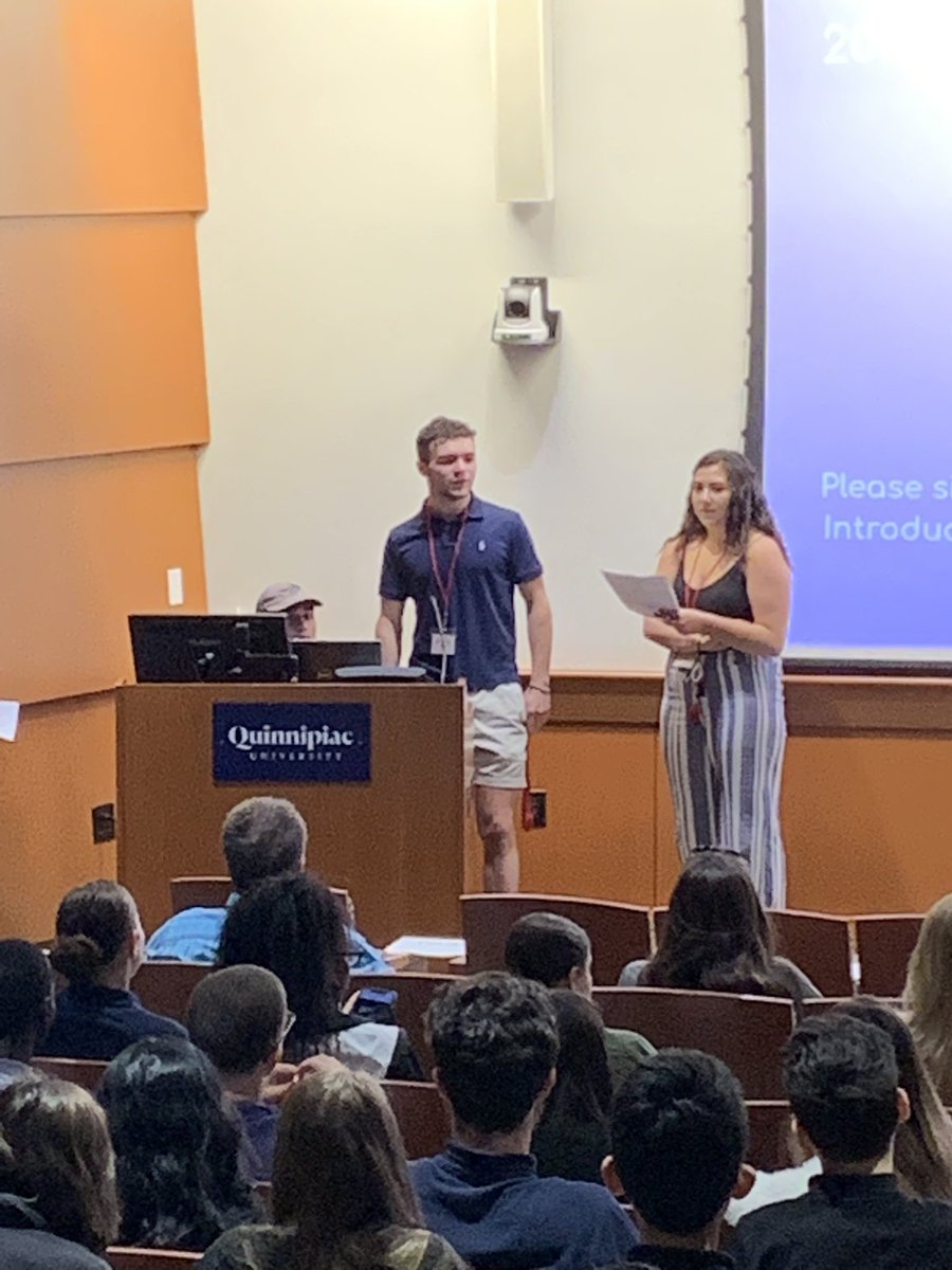 bjehning71208's tweet photo. Pomperaug students welcome students from Waterbury and Brookfield to Global Citizenship conference at Quinnipiac University. #PompLife #PHSTalent https://t.co/ky9K3wRf0M