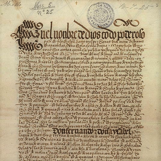 Hoje é o aniversário de 525 anos do Tratado de #Tordesilhas. Em 7 de junho de 1494, Portugal e Espanha assinaram o acordo que dividiu as terras nas Américas. O historiador brasileiro Capistrano de Abreu considerou o tratado “a peça mais importante da nossa história diplomática”