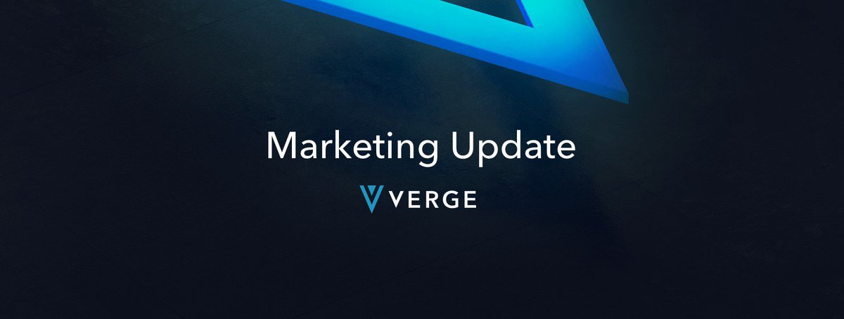 Introducing - Something new!🔥👀

Fresh off the press and primed for your reading pleasure:

Verge Marketing update #1

medium.com/vergecurrency/… @justinvendetta @XVG_Ninja @XVGGAUDI @SwenVanZanten @VergeJaguar @vergecurrency #XVG #VERGECURRENCY #BTC