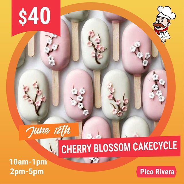 BakersBodega's tweet photo. Cherry blossom cakecycle class 🍒🌸 https://t.co/3mgC3CqtVa https://t.co/TsHu1AlXIz