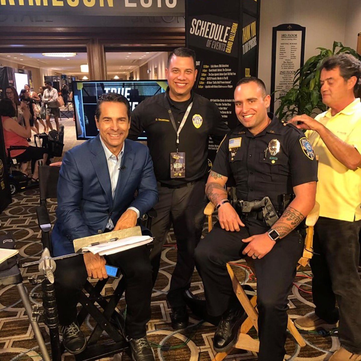 Thanks, <a href="/MikeGalanosHLN/">MikeGalanosHLN</a> for having me on your show! #truecrime #crimecon2019 #police #LivePd