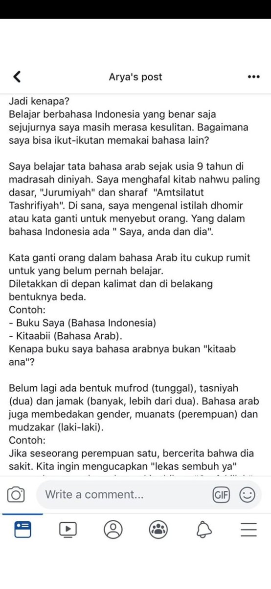 Pelajaran 10 Kata Ganti Milik