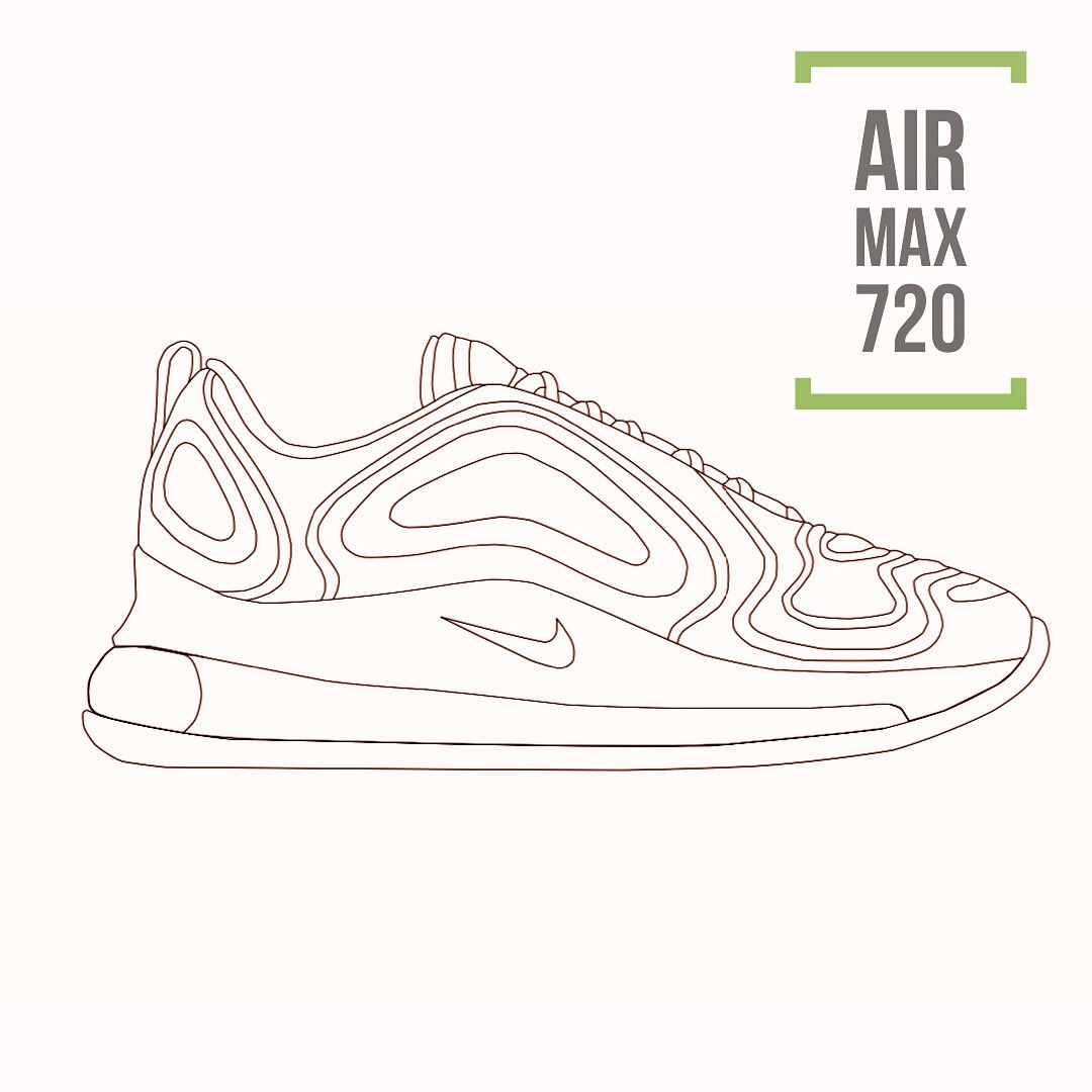 air max 720 drawing