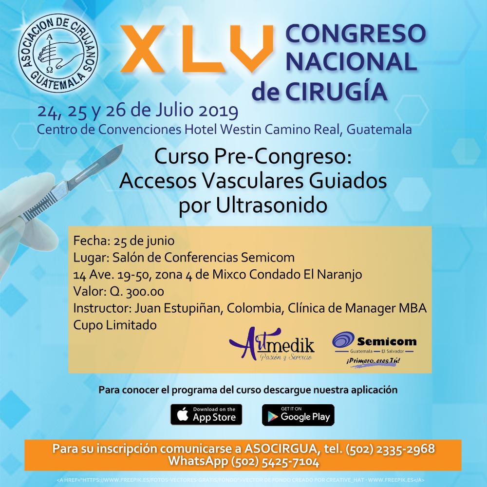 Asocirgua's tweet photo. CURSO PRE CONGRESO ACCESOS VASCULARES GUIADOS POR ULTRASONIDO https://t.co/k0w6nyPMCs