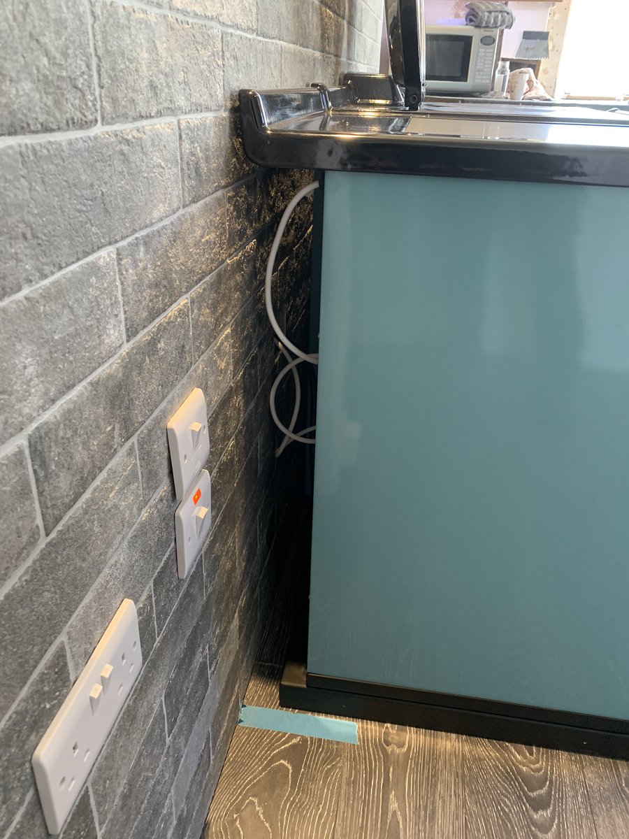 Skeptackle's tweet photo. @AGA_Official after getting our new Aga installed in March we were quite disappointed with the gap at the back of the hot cupboard and no solution available from Aga. This week I’ve created my own blank but really for the price we didn’t expect to need to. https://t.co/c30RvFRNNP