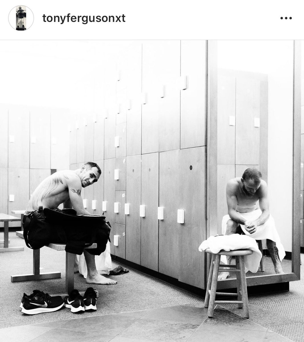 bokamotoESPN's tweet photo. From Tony’s Instagram. His coach told us about this on this morning’s weigh-in show on ESPN+. They were in the sauna together last night, and basically agreed Saturday will be a wild brawl. https://t.co/I2XwwCdffY