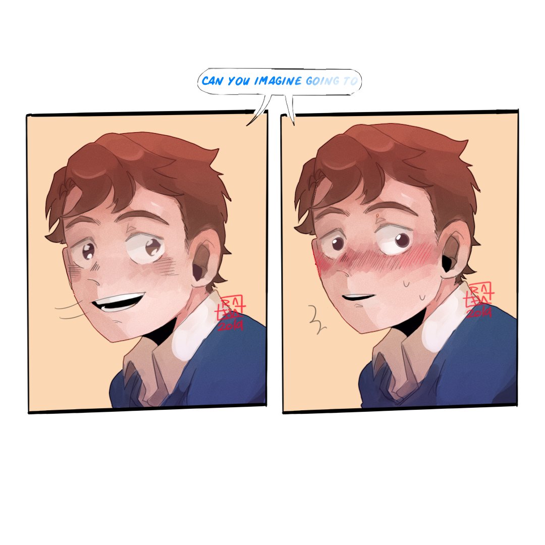 Peter x MJ

(sorry bad English) 

I relate to mcu peter when he start talking about the things he love he get too excited

people told me I am usually a calm person but when I start talking about something I really like I get too excited XD
(1/2)
#SpiderMan #SpiderManFarFromHome 