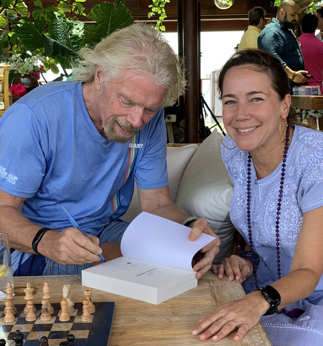 Andreopolis's tweet photo. Saying that I admire the way you live your life would be an understatement. You are an inspiration. You are balance. I believe in you and I hope one day I can make a fraction of the impact you are making. Thank you Sir @richardbranson  #Entrepreneurship #inspiration #neckerisland https://t.co/3pAkWHAv8M