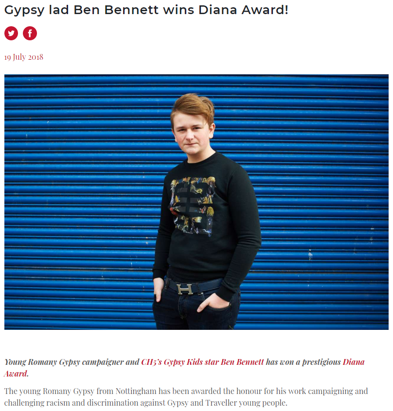 JeanieThePixie's tweet photo. This young lad was so lovely the other night in Gypsy Kids, Our Secret World. He deserves to be awarded, imho ♥️ #gypsykidsoursecretworld #gypsykidsben #gypsykids #benjaminbennett #dianaaward #travellerstimes https://t.co/hSg6iQpzpk