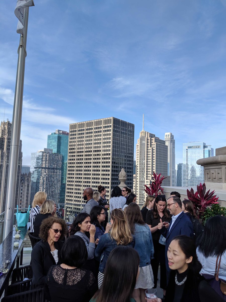 Ahead's tweet photo. Our Moving Women AHEAD Organization's first Networking Happy Hour was a huge success! Big thanks to everyone who came in support of #WomenInTech. https://t.co/HpxHM0Xnxv