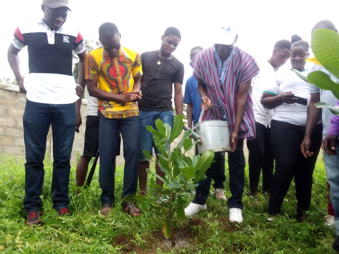 AJEVES1's tweet photo. @AJEVES1 a organisé avec #EauViveTogo une activité de reboisement le 1er juin à Danyi Apéyémé à l'occasion de la journée nationale de #Arbre. Le préfet de #Danyi et le chef Canton d'Atigba étaient présents.Activité inscrit dans le cadre du projet #TonFuturTonClimat @ahiafor05 https://t.co/CL2YZmnjQi