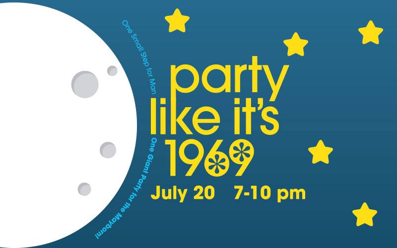 MaybornMuseum's tweet photo. One small step for man, one giant party for the #Maybornmuseum!...Join us as we celebrate the 50th Anniversary of the Moon Landing! Tuck the kids into bed and put on your best 1969 costume!
Details: https://t.co/sOH726l1Hd #waco #wacotown #wacotx #wacofun #downtownwacotx https://t.co/lmYsEQvHz0