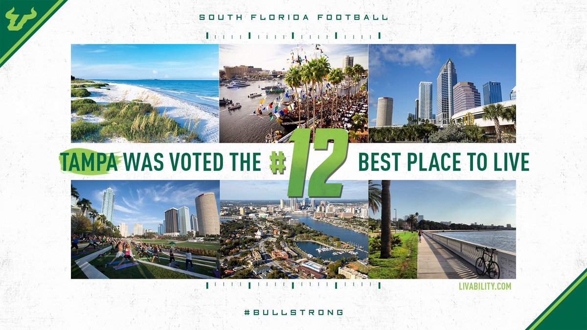 Coach_BHill's tweet photo. Great city. Great school. Great football. Great time to be a Bull‼️ #BullStrong  #20Strong 🏈💯 https://t.co/ixmEWOM3dZ