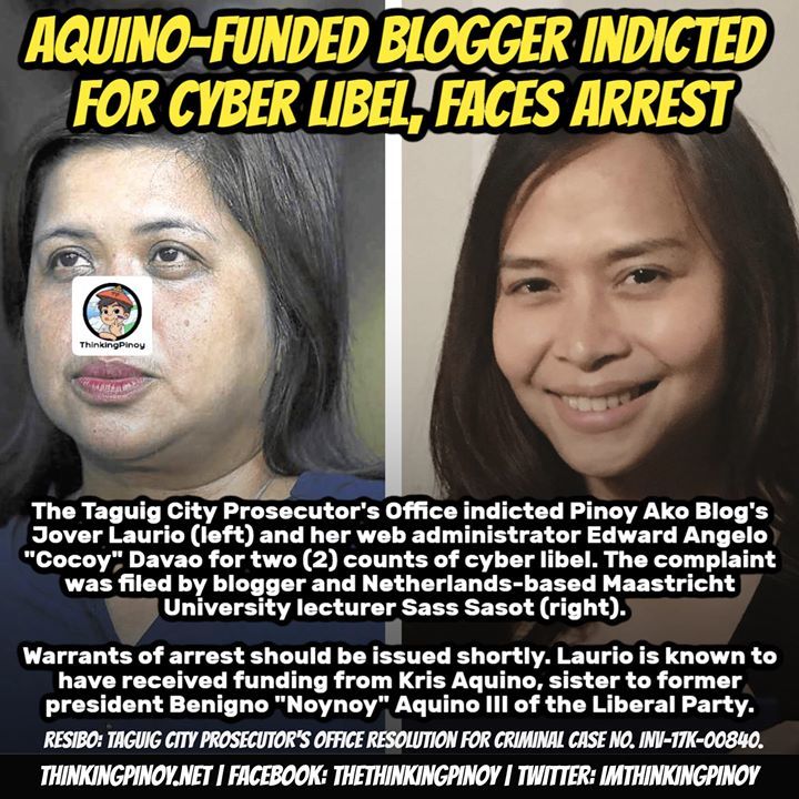 FACES ARREST The Taguig City Prosecutor's Office indicted Pinoy Ako Bl...