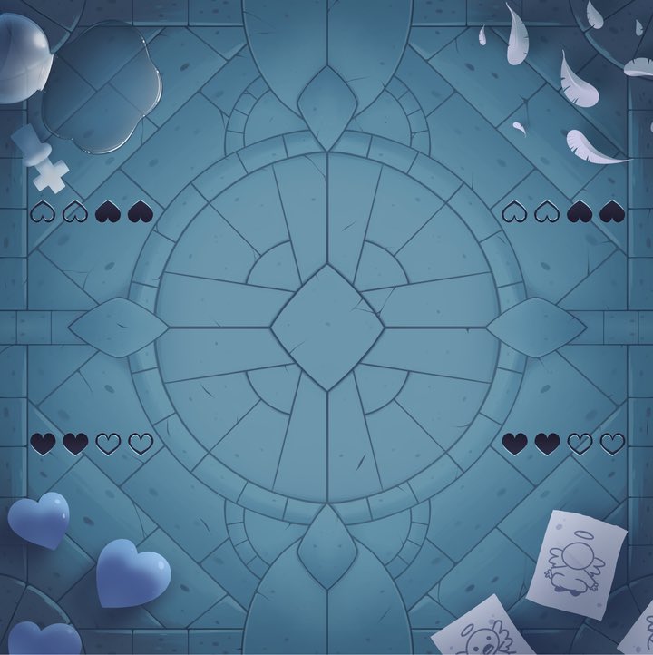 edmundmcmillen's tweet photo. Don’t miss out on official binding of Isaac dice and new playmat! Supplies are limited! https://t.co/HqiejgUbh5 https://t.co/YERpziDy6v