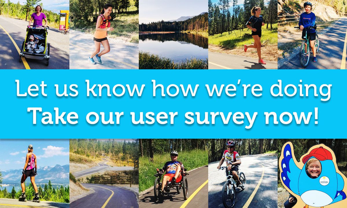 Hey there! Have a minute? Help us out by taking our quick trail-user survey. At the end of the survey, can can enter your email for a prize draw of five $10 gift cards from five different local businesses in the Columbia Valley. Take the survey at: forms.gle/fi6pTG8CsPGEvN…