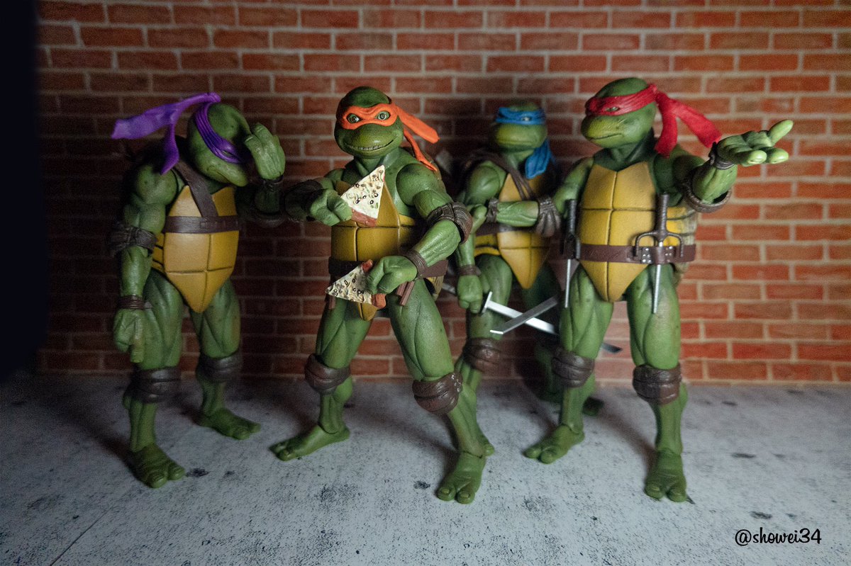 NECAの1990年実写版タートルズ、いろんな表情を見せてくれるオモチャ