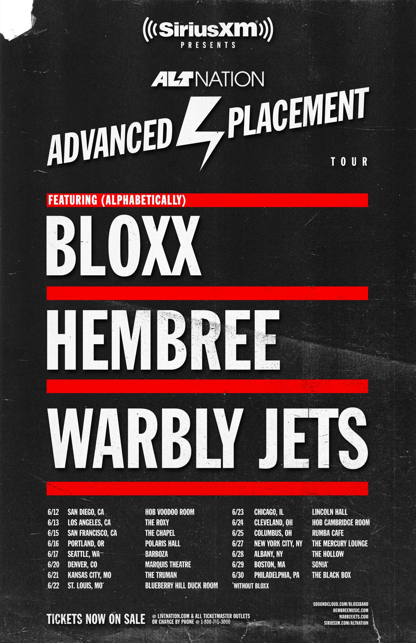 Alt Nation on Twitter "Next week we kick off our 6th Advanced