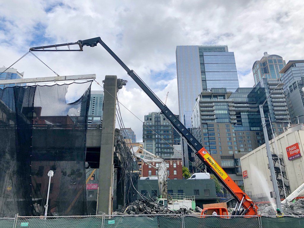 ChrisDaniels_TV's tweet photo. The #Seattle waterfront is.... opening up.
#ViaGone @KING5Seattle https://t.co/no46N2zil0