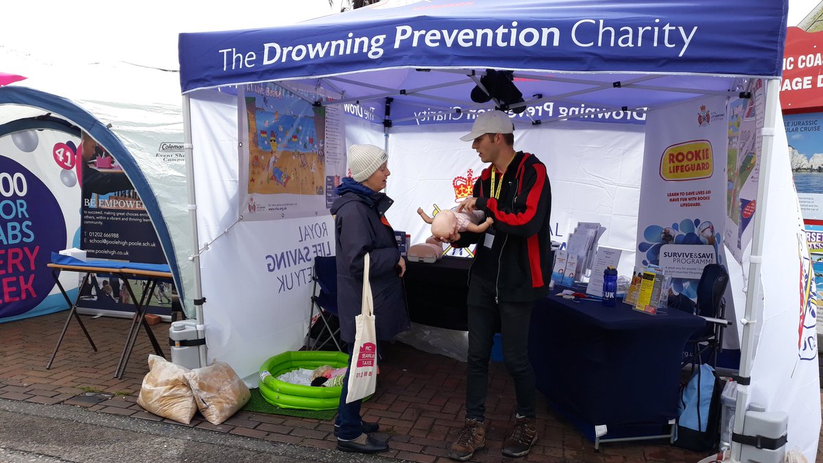 RLSSWessex's tweet photo. Despite the weather our willing #volunteers were @PooleBoatShow today. We're there tomorrow &amp; Sunday too, so do come and see us. #VolunteersWeek  #watersafety #drowningprevention #savealife https://t.co/Qtwas72GVS
