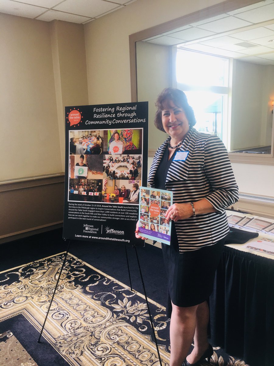 AroundTableS's tweet photo. Thanks to @BBWChamber for including us in their 60th anniversary celebration! @JeffRegFdn Executive Director Mary Phan-Gruber presented results from #aroundthetablesouth. Nearly 1/4 of our table conversations were hosted by Chamber Member organizations! https://t.co/LKd8XLjPYm https://t.co/hveC8DcRtV
