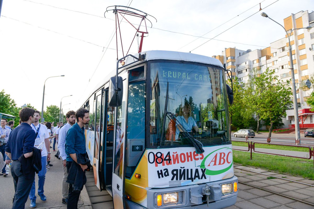 zeuty's tweet image. Some fun and awesomeness to remember from @drupalcampby besides great sessions: the one and only Drupal Tram (!!!!) and a lot of fun during #drupalthanks party! Again and again, thanks to everybody who joined and was invoved.
#drupal #community #drupalcampby #tram