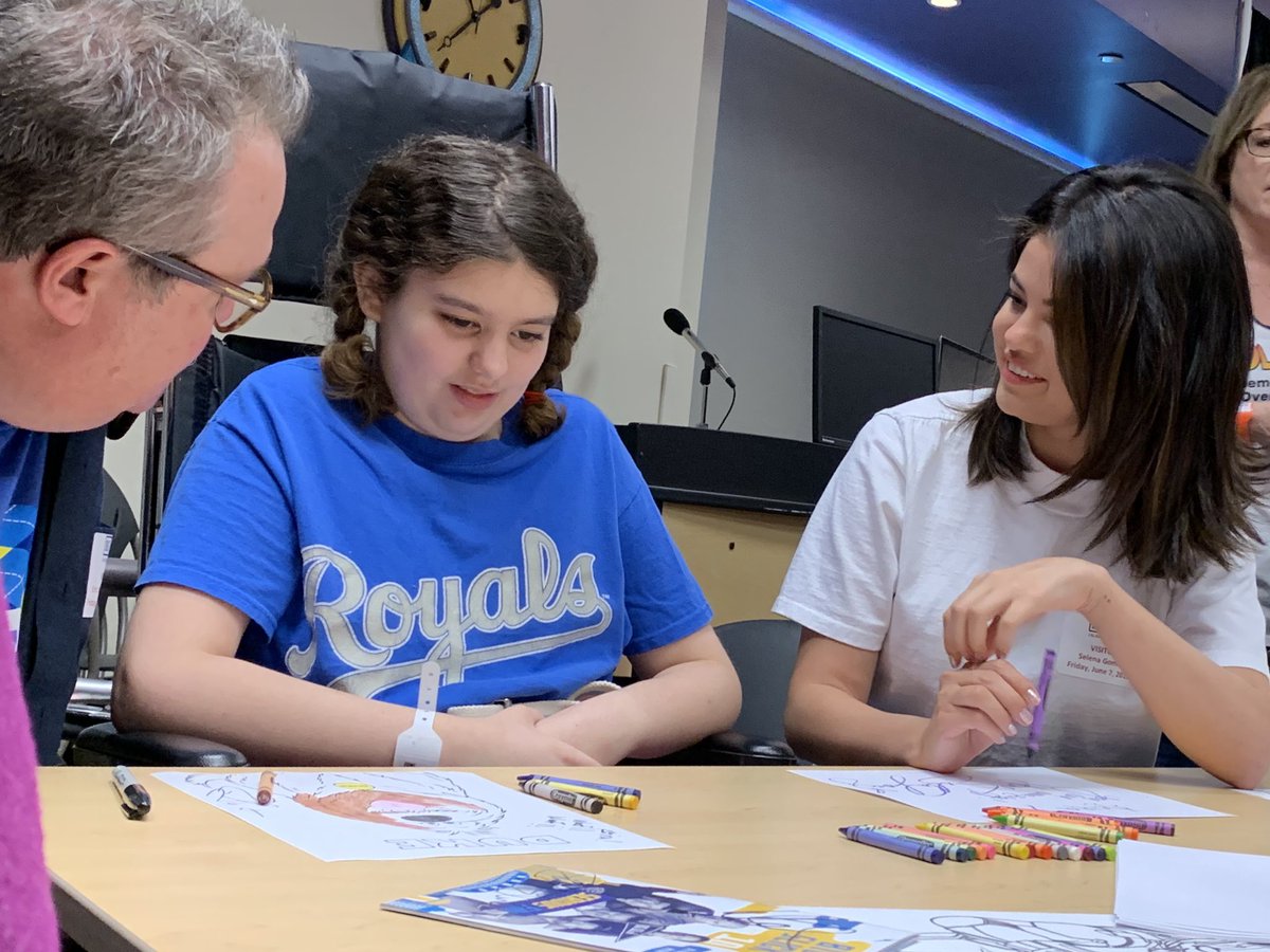 ChildrensMercy's tweet image. Thank you, @selenagomez, for sparking so many smiles this morning! We appreciate you being part of #BigSlickKC and helping raise money for pediatric research! 

You can help our kids, too! childrensmercy.org/donate
